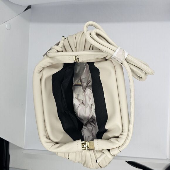 Clutch Purse and Dumpling Bag for Women By Niueimee Zhou Cream Color - Picture 5 of 8